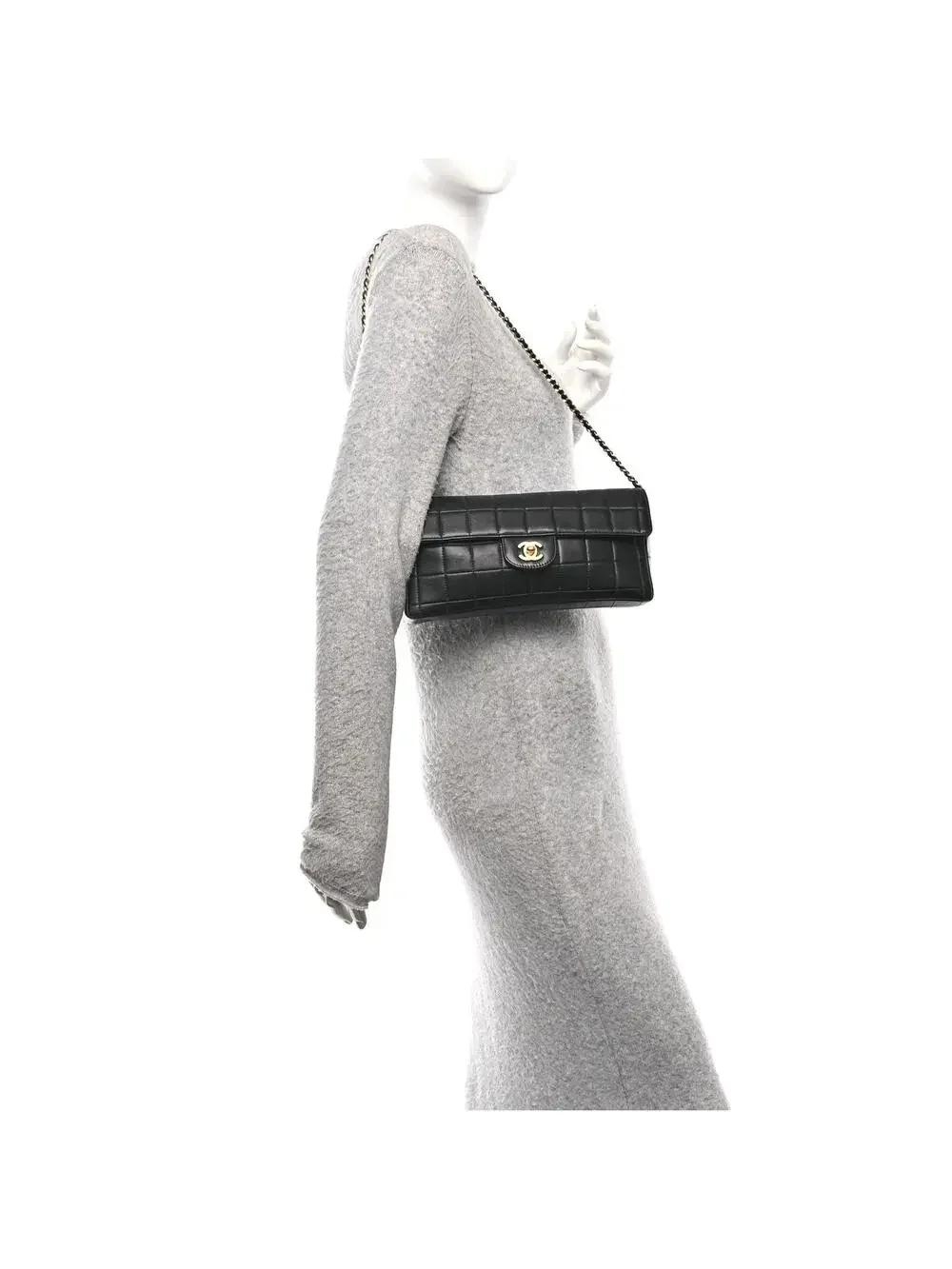 Chanel Lambskin East West Chocolate Bar #304073C29B